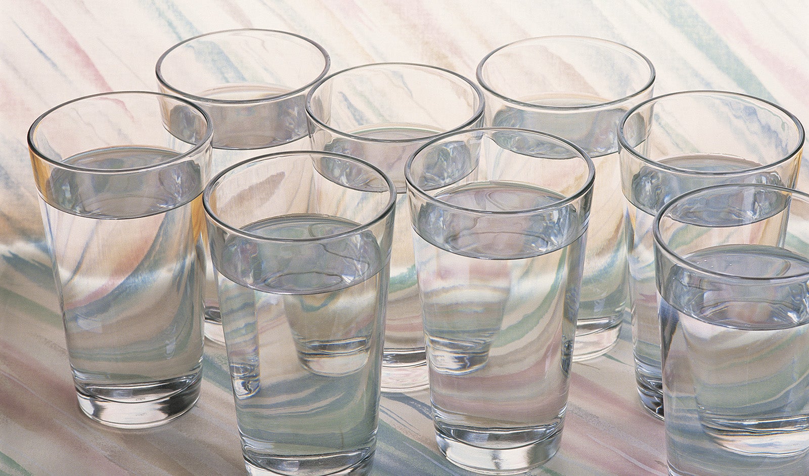 glasses of water