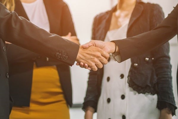 People shaking hands