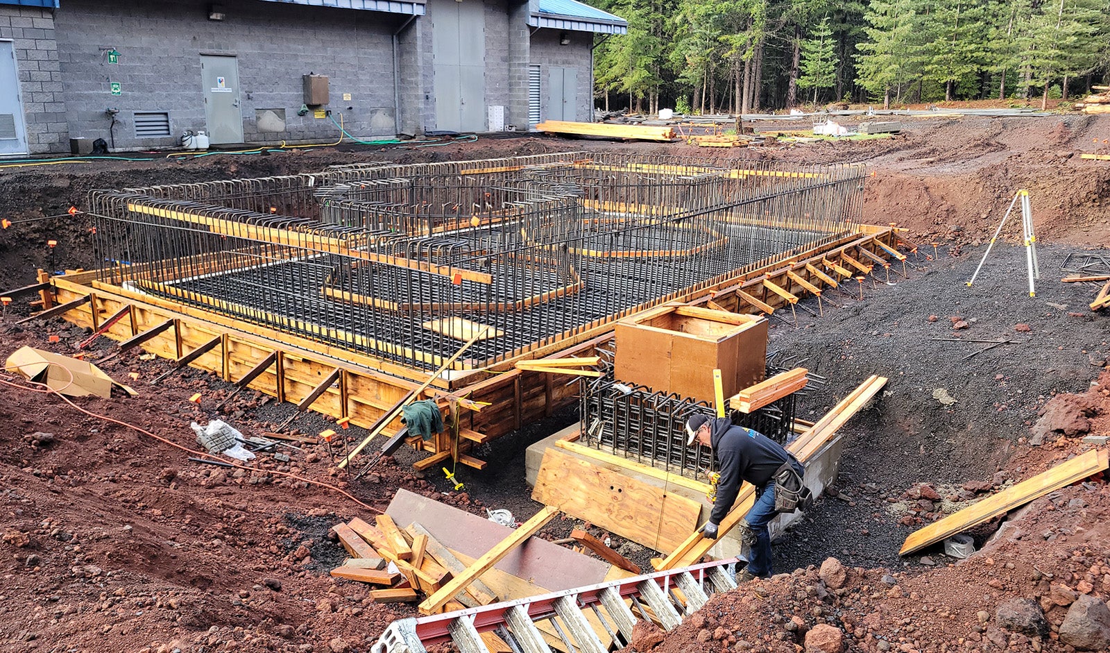 Construction of water facility