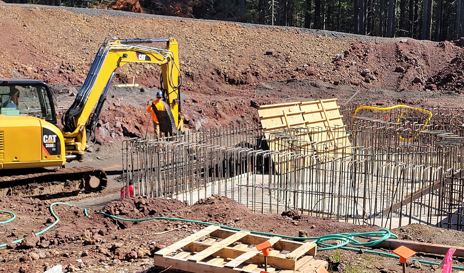 Construction of water facility