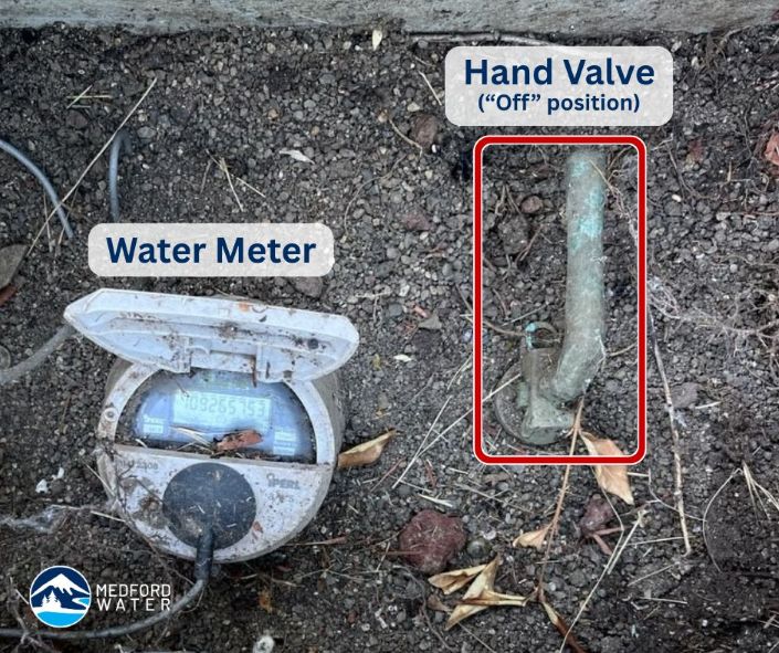 Hand Valve in Off Position